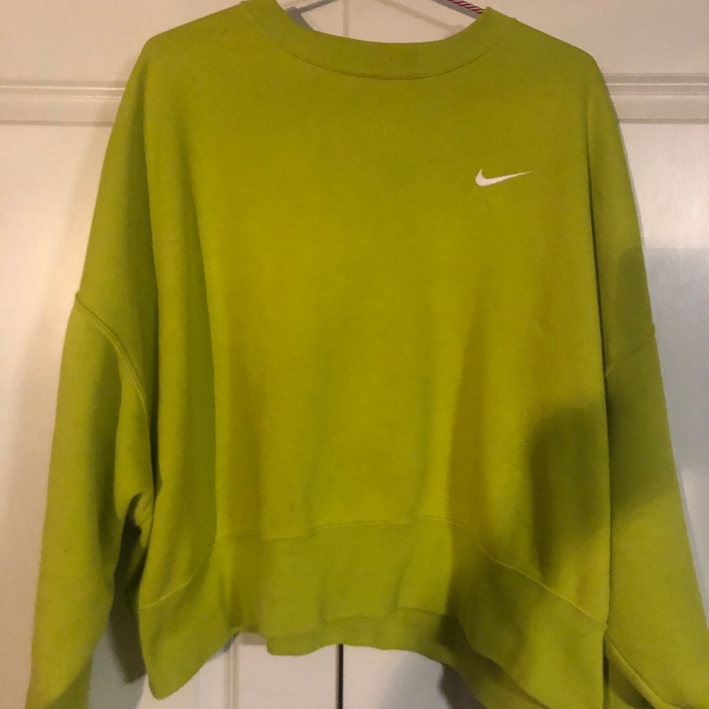 Neon green Nike sweatshirt